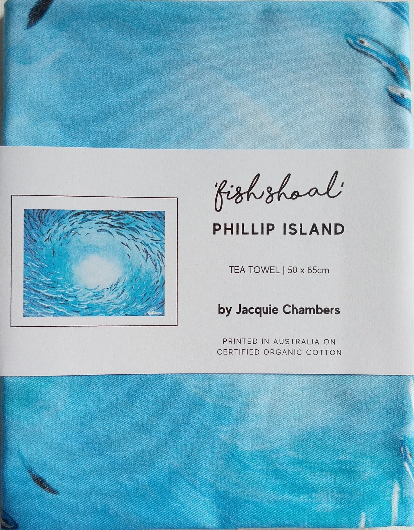 Tea Towel - Fish shoal