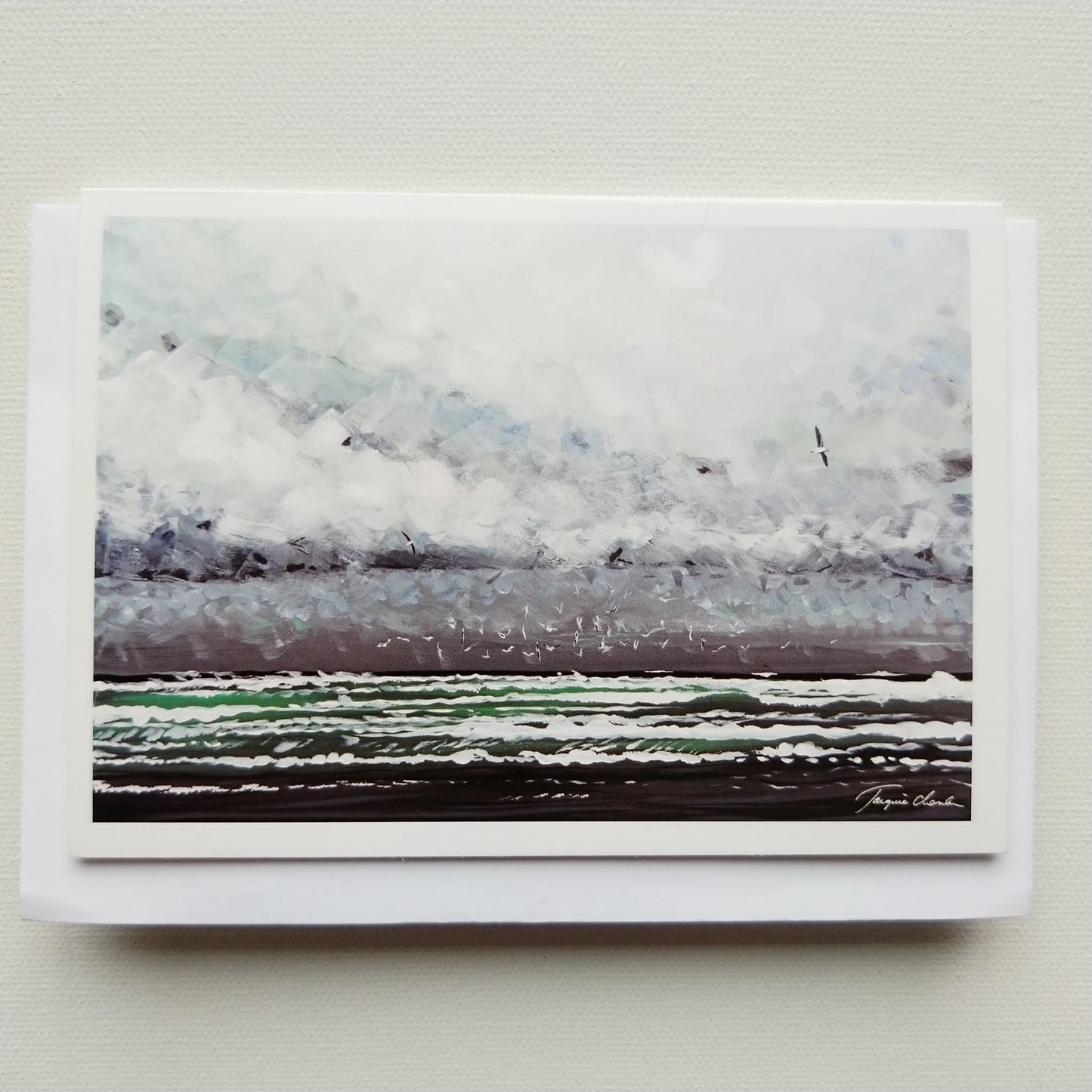 Greeting card - Emerald seas