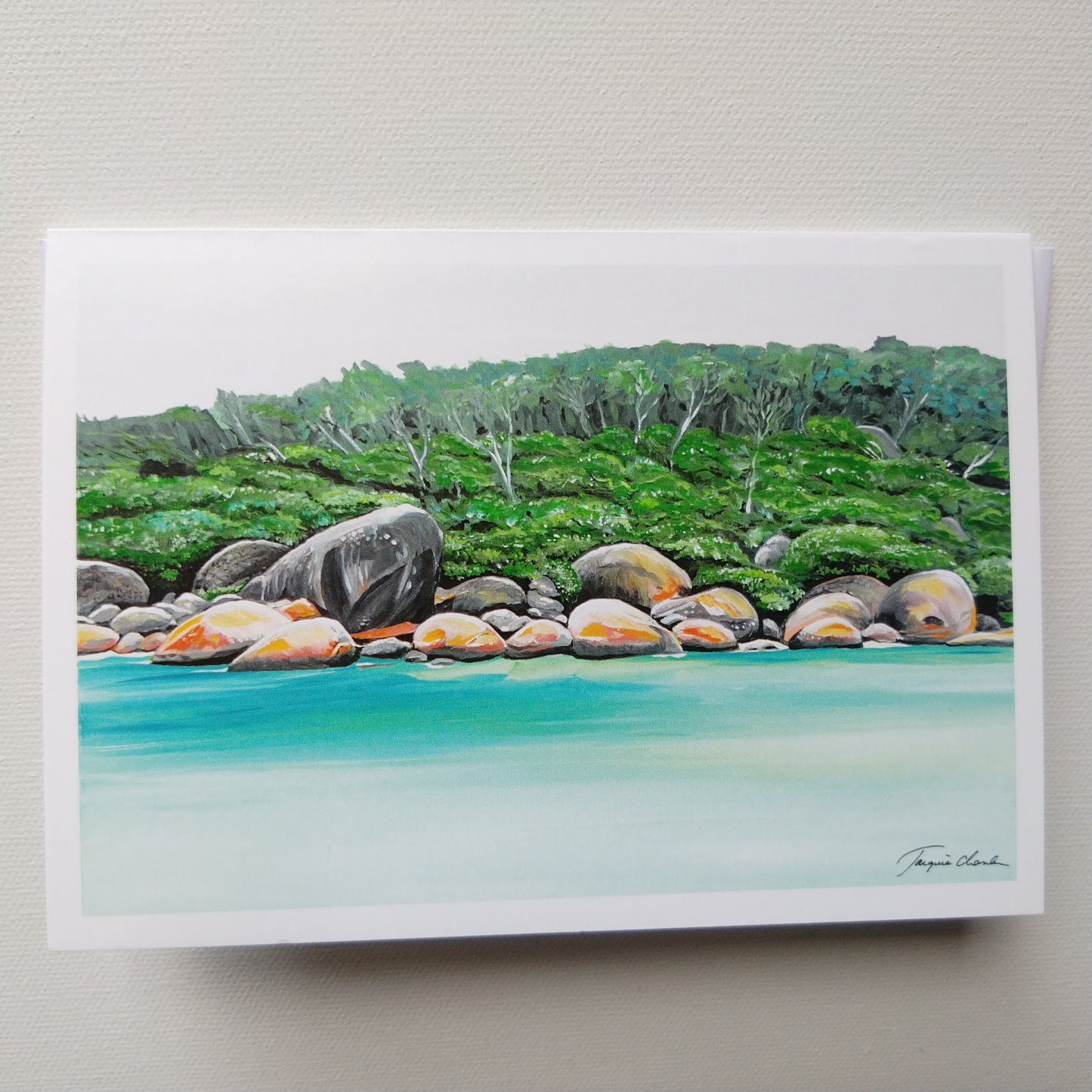 Greeting card - Tidal River, Wilsons promontory