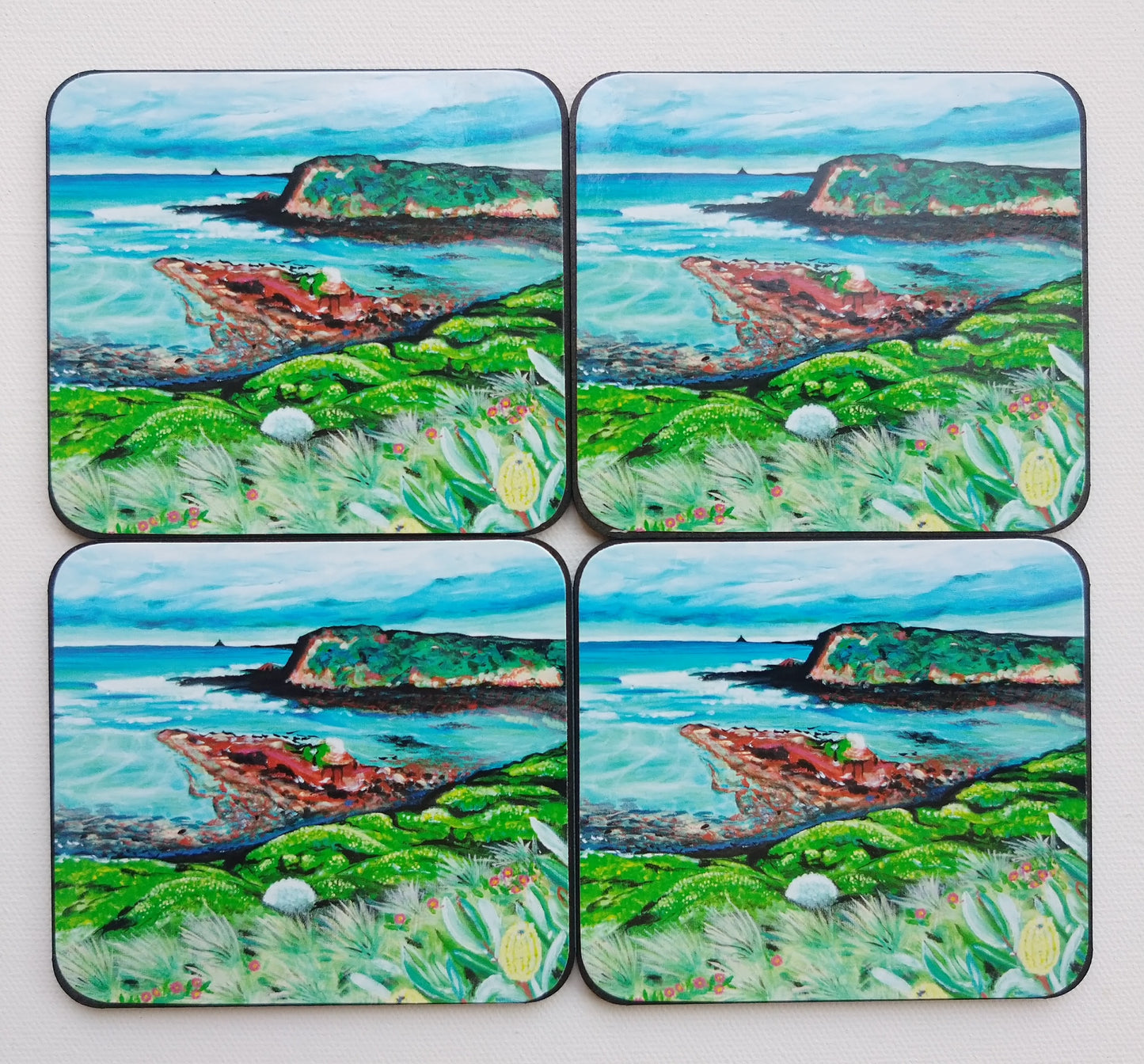 Drink Coaster- Sunderland Bay heathland