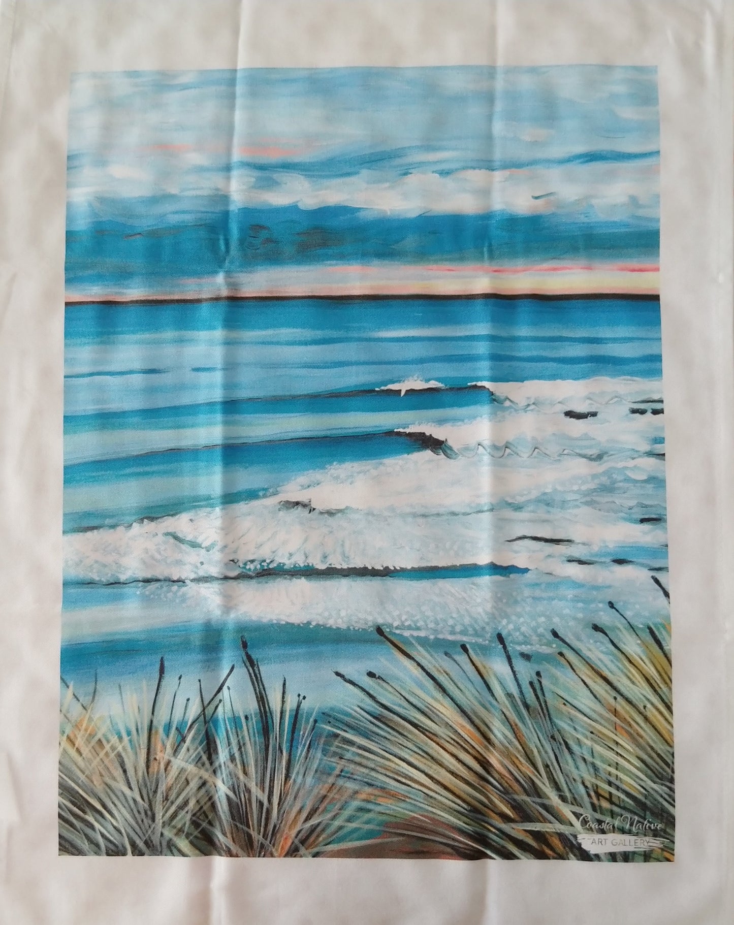 Tea Towel - Surf beach