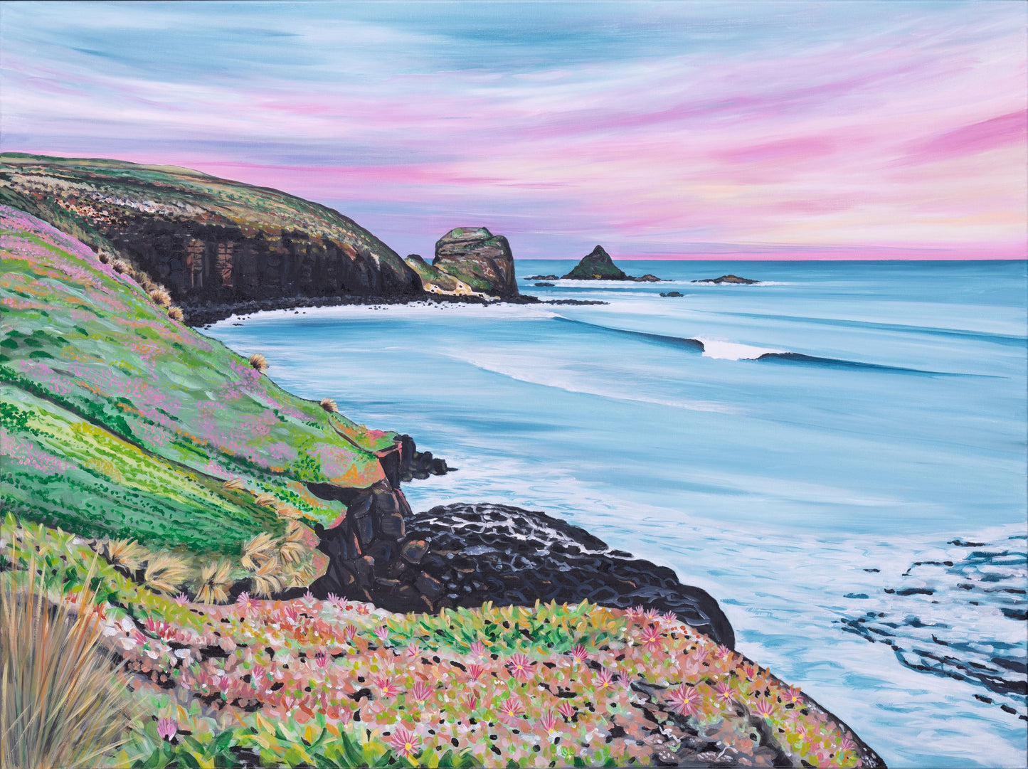 Original Painting - Pyramid rock