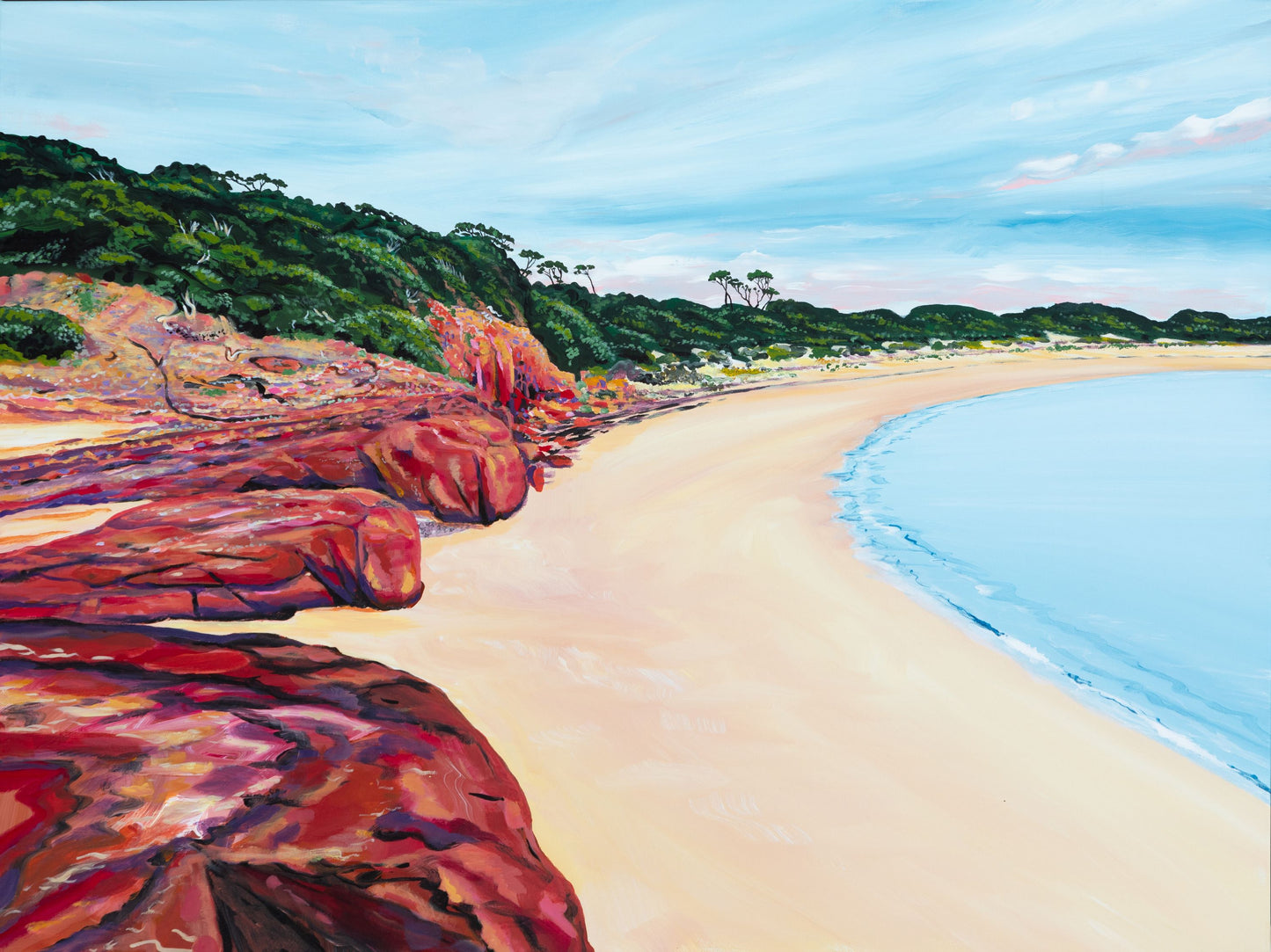 Limited edition, Fine Art Canvas Print - Red Rocks