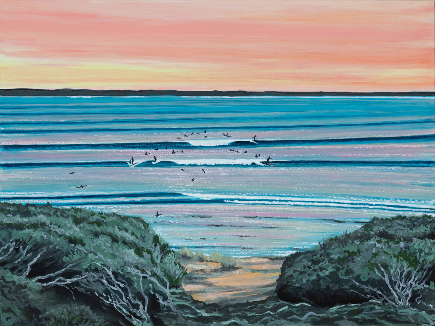 Original Painting - Shellys Beach