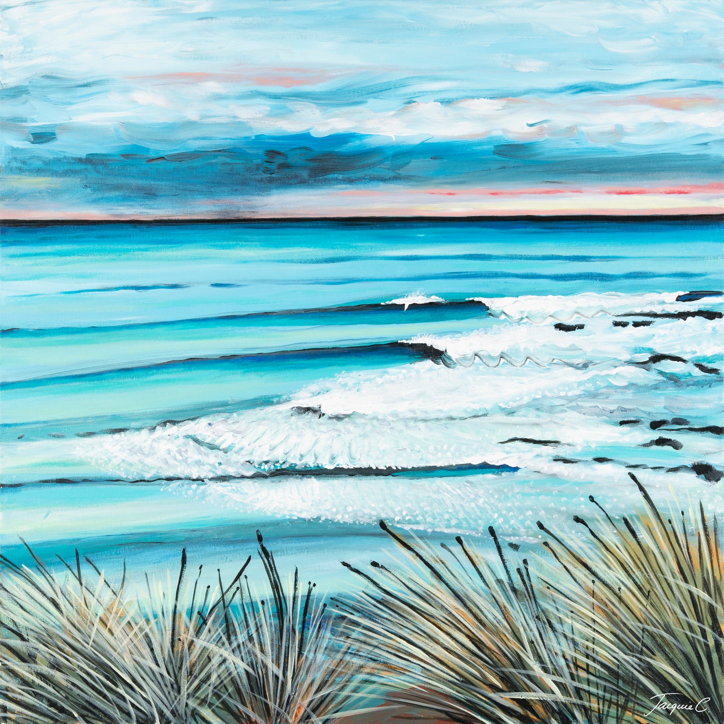 Limited edition, Fine Art Canvas Print - Surf Beach