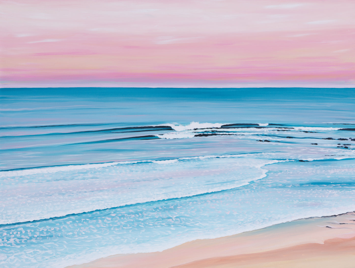 Original painting - Surfie's sunrise