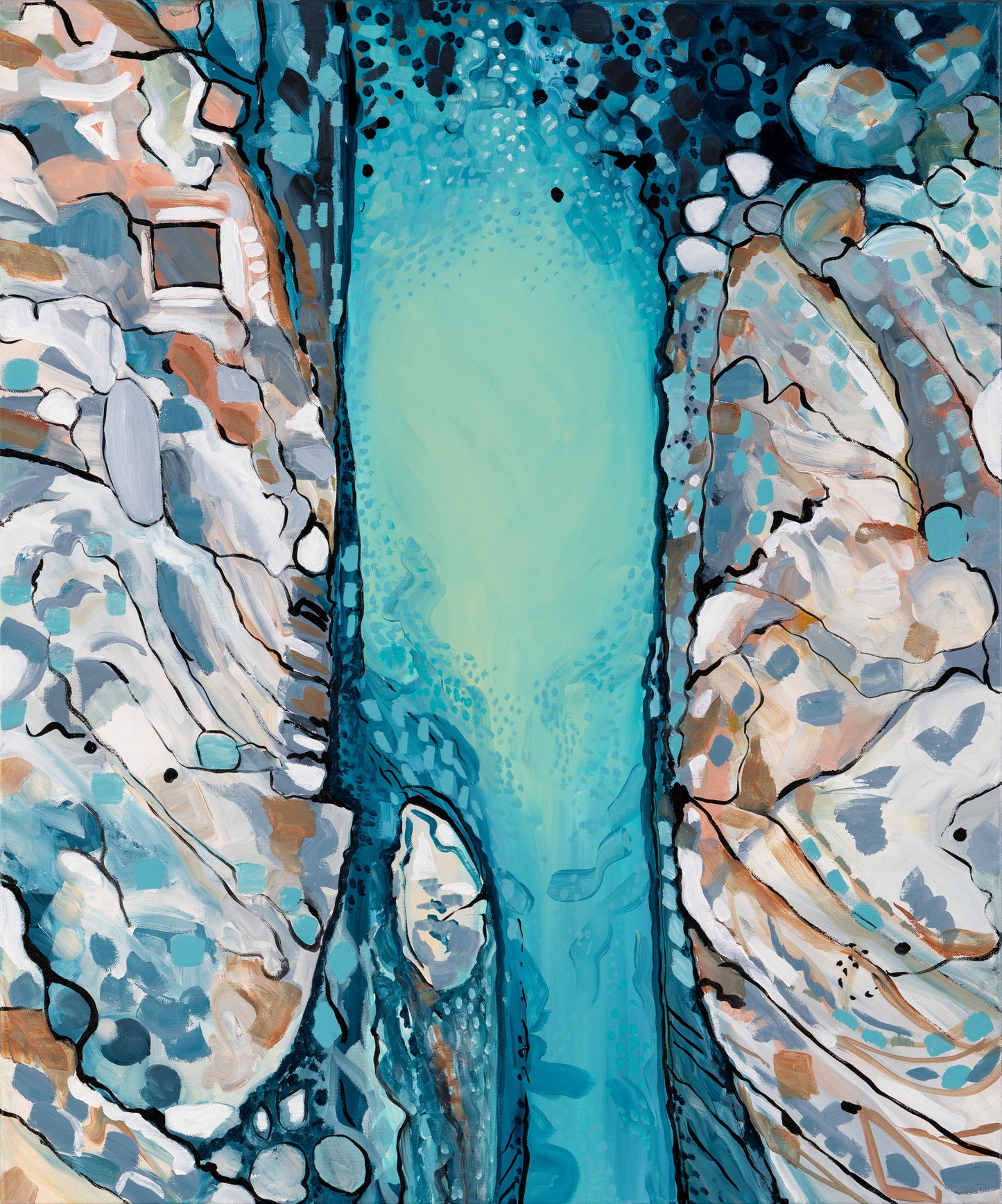 Limited edition, Fine Art Canvas Print - The Channel