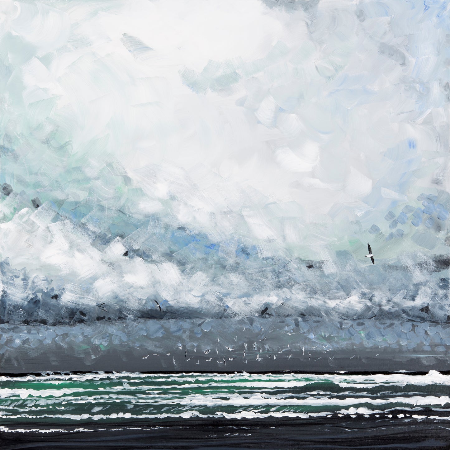 Fine Art Canvas Print - Emerald seas
