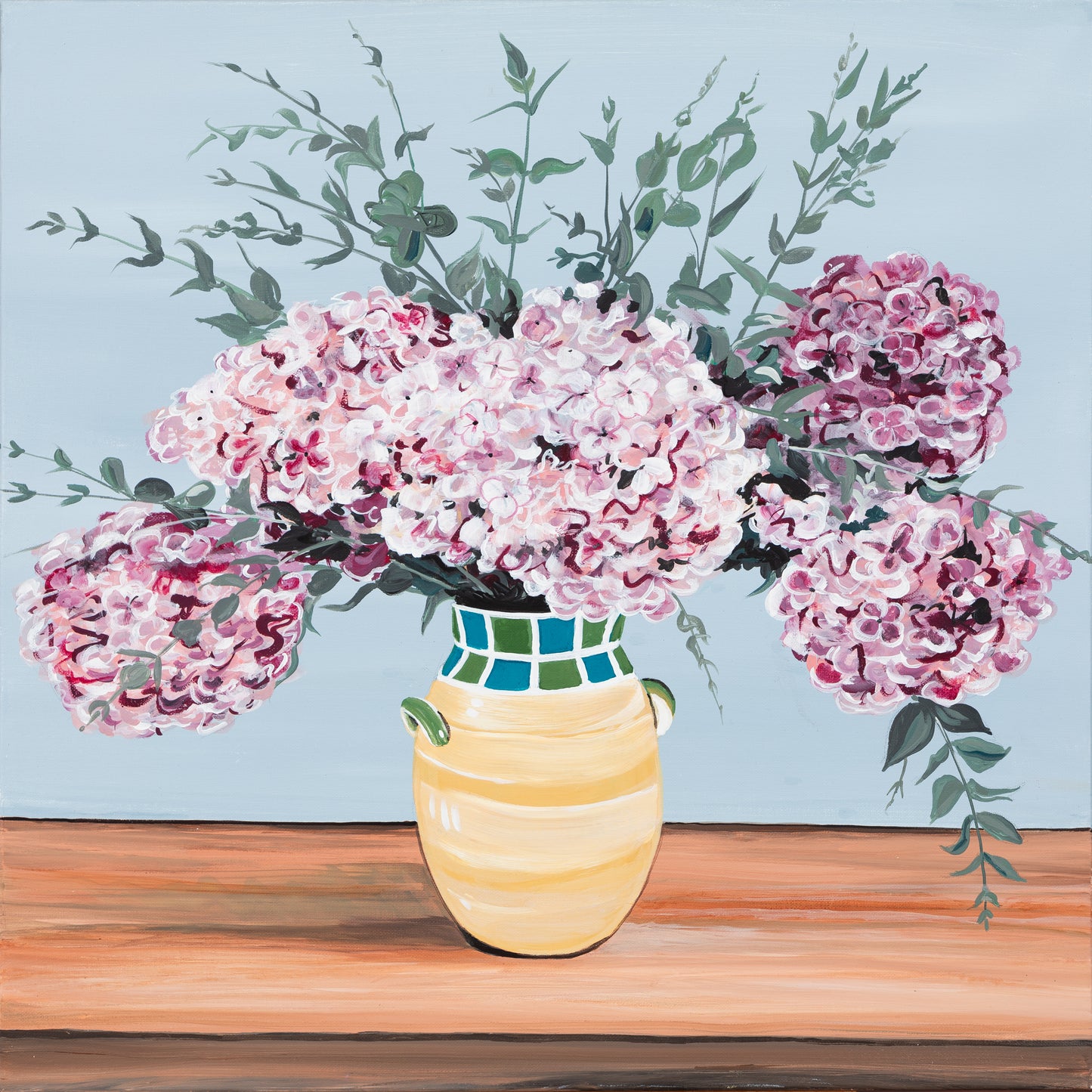 Original Painting - Farmgate Flowers
