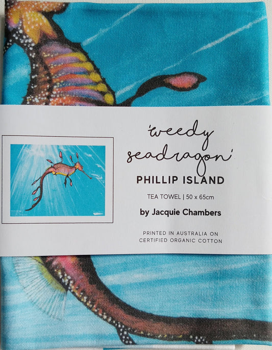 Tea Towel - Weedy seadragon