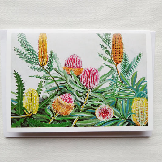 Greeting card - Banksia garden
