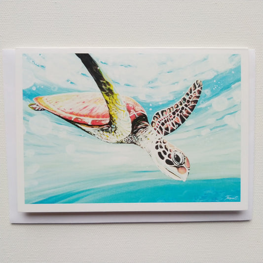 Greeting card - Sherry turtle