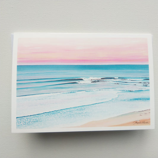 Greeting card - Surfies Sunrise
