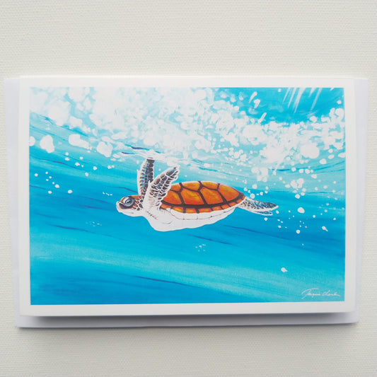 Greeting card - Terry turtle