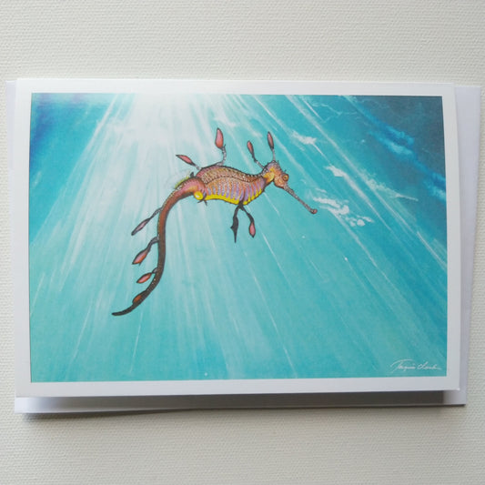 Greeting card - Weedy seadragon