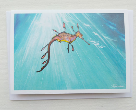 Greeting card - Weedy seadragon