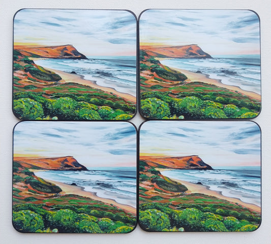 Drink Coaster - Berry's beach headland