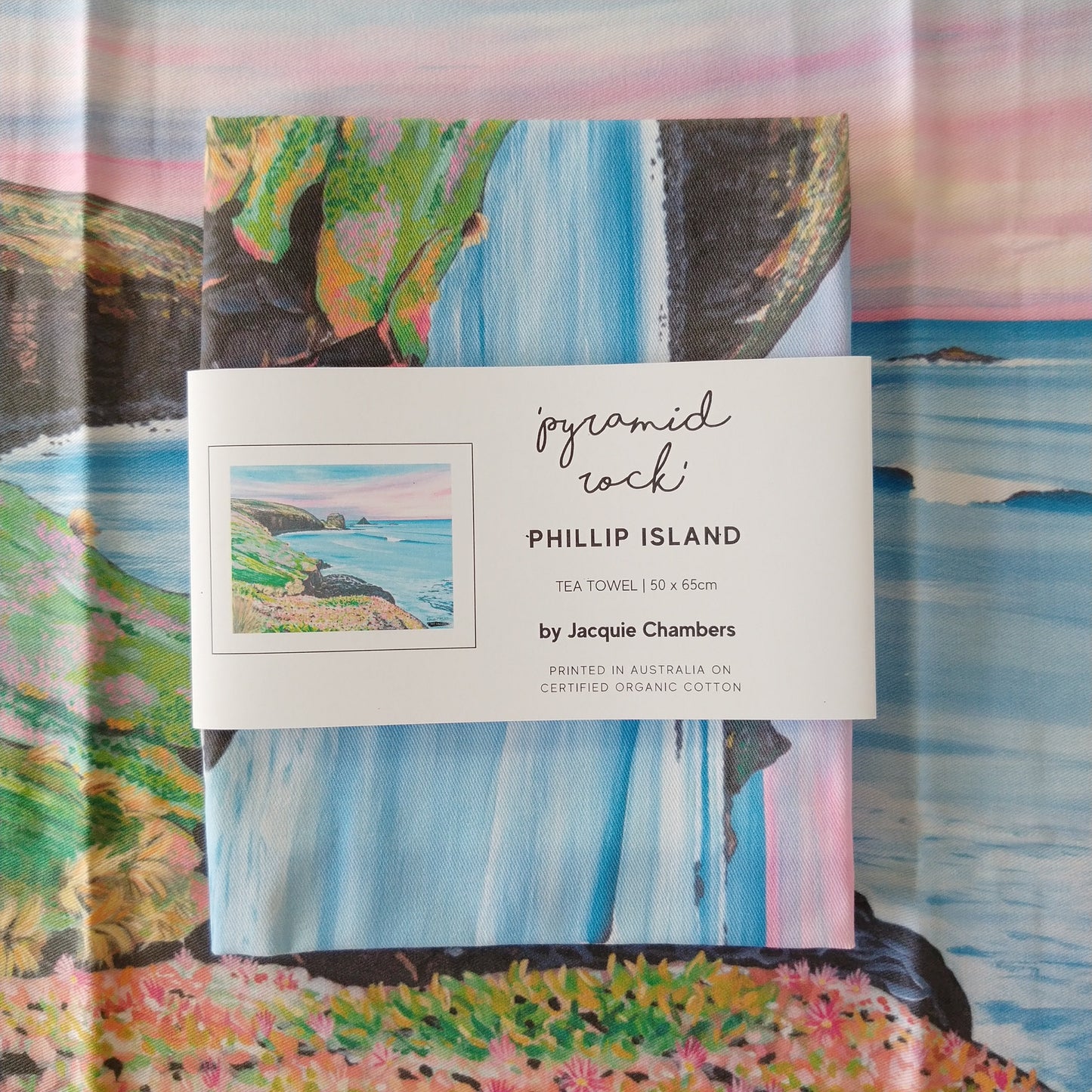 Tea Towel - Pyramid rock