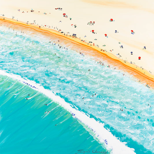 Fine Art Canvas Print - At The Beach
