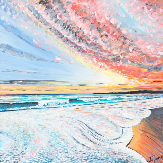 Fine Art Canvas Print - The Collonades, Cape Woolamai
