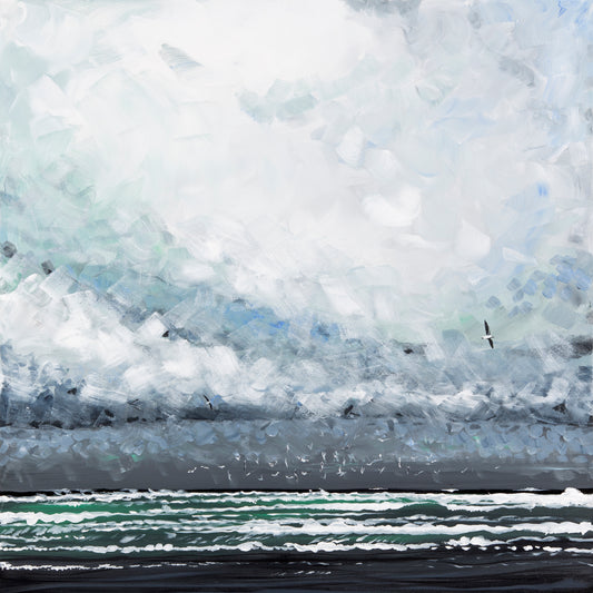 Fine Art Canvas Print - Emerald seas