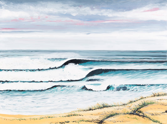 Fine Art Canvas Print - Cape Woolamai Waves