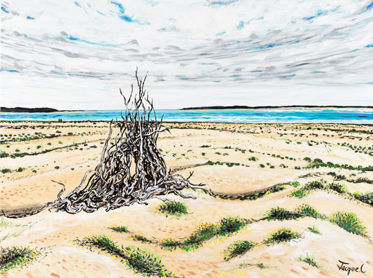 Fine Art Canvas Print - Sand Bar Inverloch